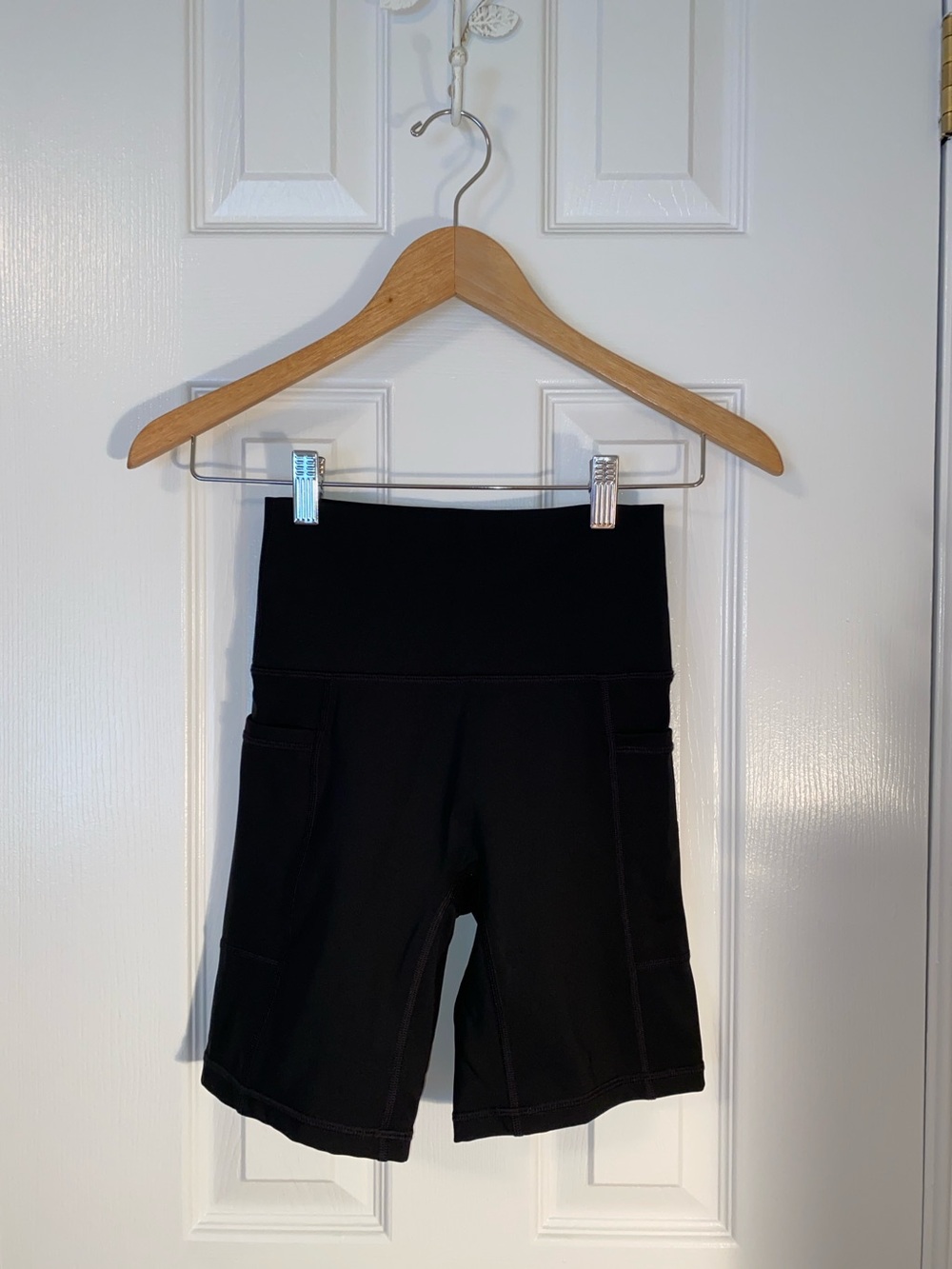 aerie OFFLINE Black High-Waist Bike Shorts